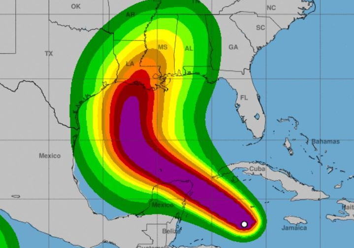 Hurricane Weather Map